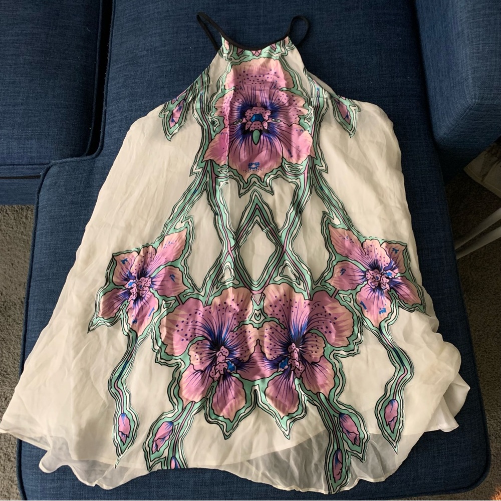 ALICE MCCALL Orchid Silk Chiffon Sleeveless Top
